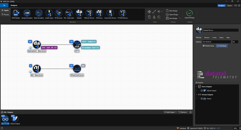 Datatel and NI Device Input Design